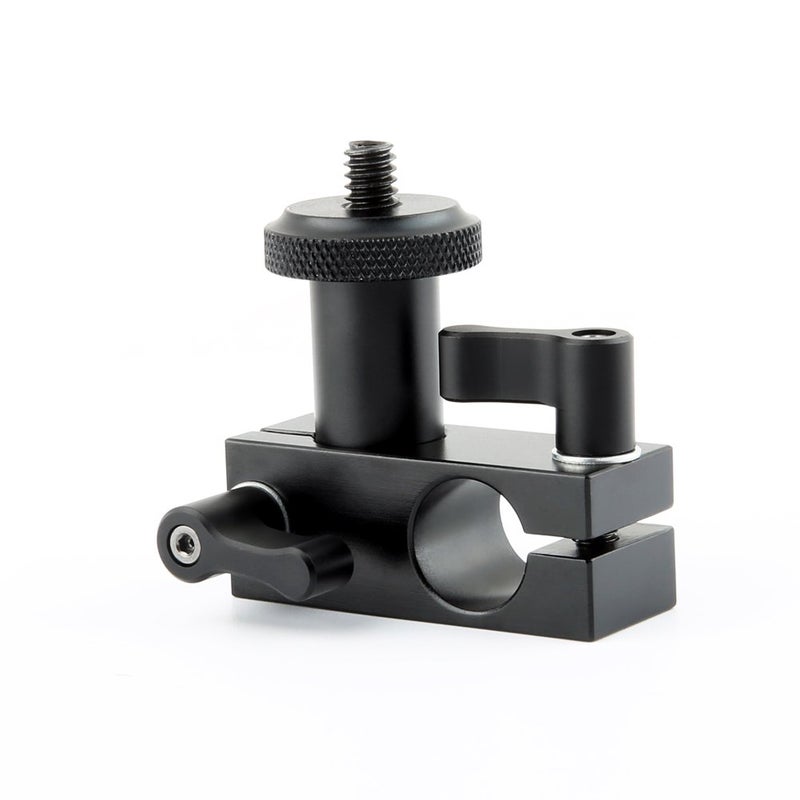 NICEYRIG 15mm Rail Block Rod Clamp Mount 90 Degree Angle for 15mm Rod DSLR Shoulder Rig - Image 1